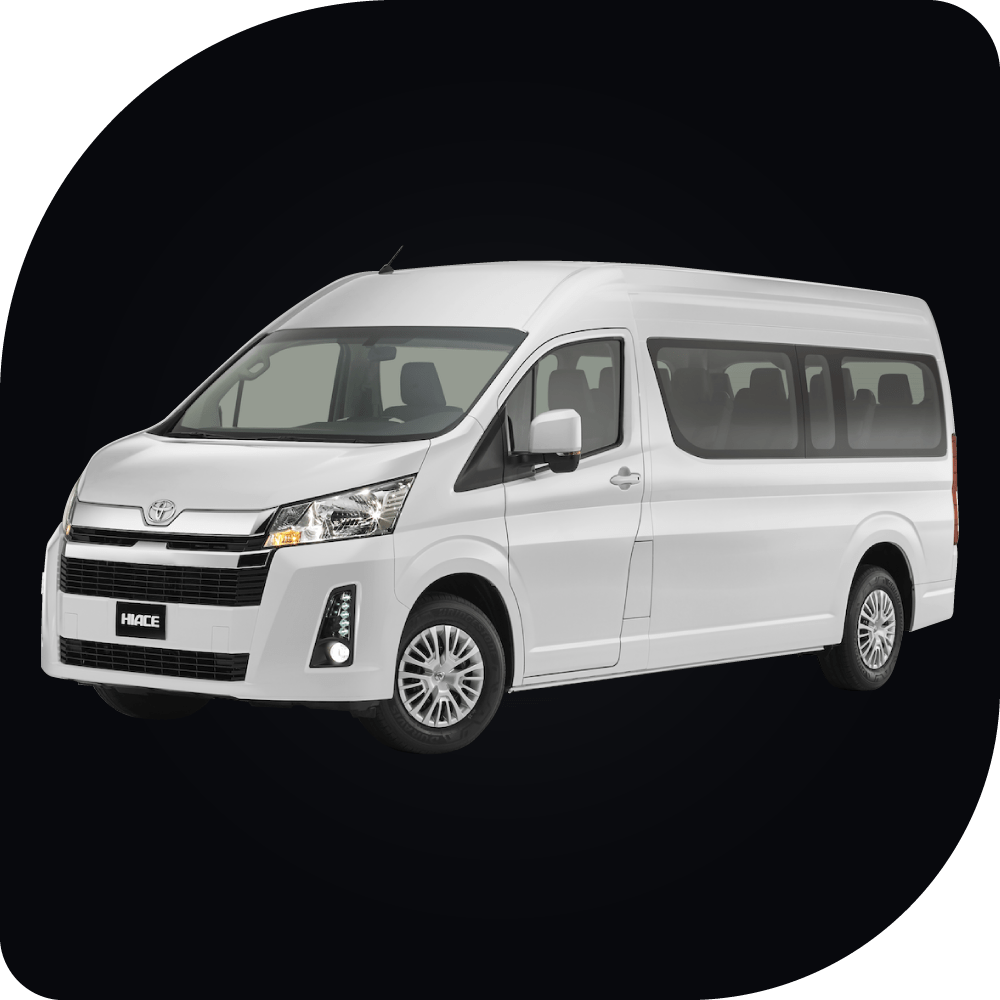 Hiace premium, hasta 14 pasajeros