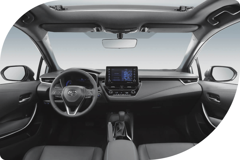 Interior de Corolla híbrido, foto 1