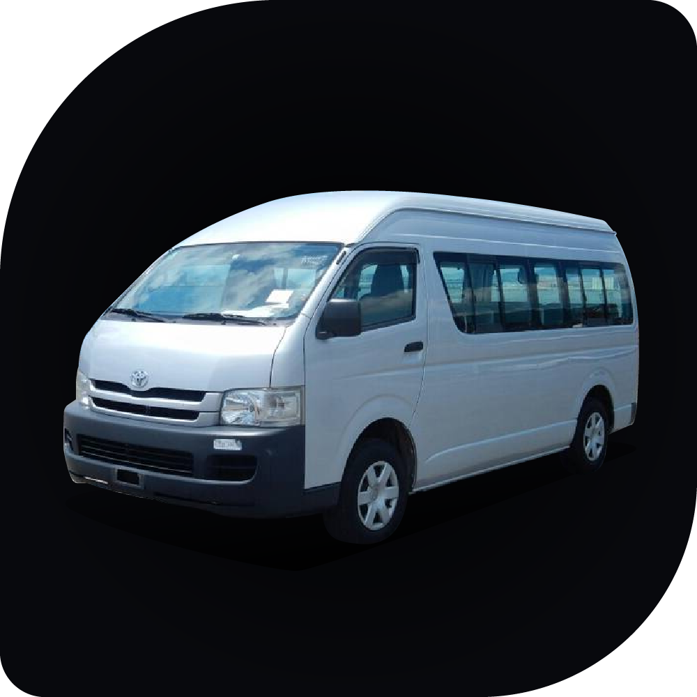 Hiace, hasta 14 pasajeros